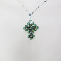Pendant 40cm - Valonia-Silver Chain - Pendant 40cm - Laiton argenté